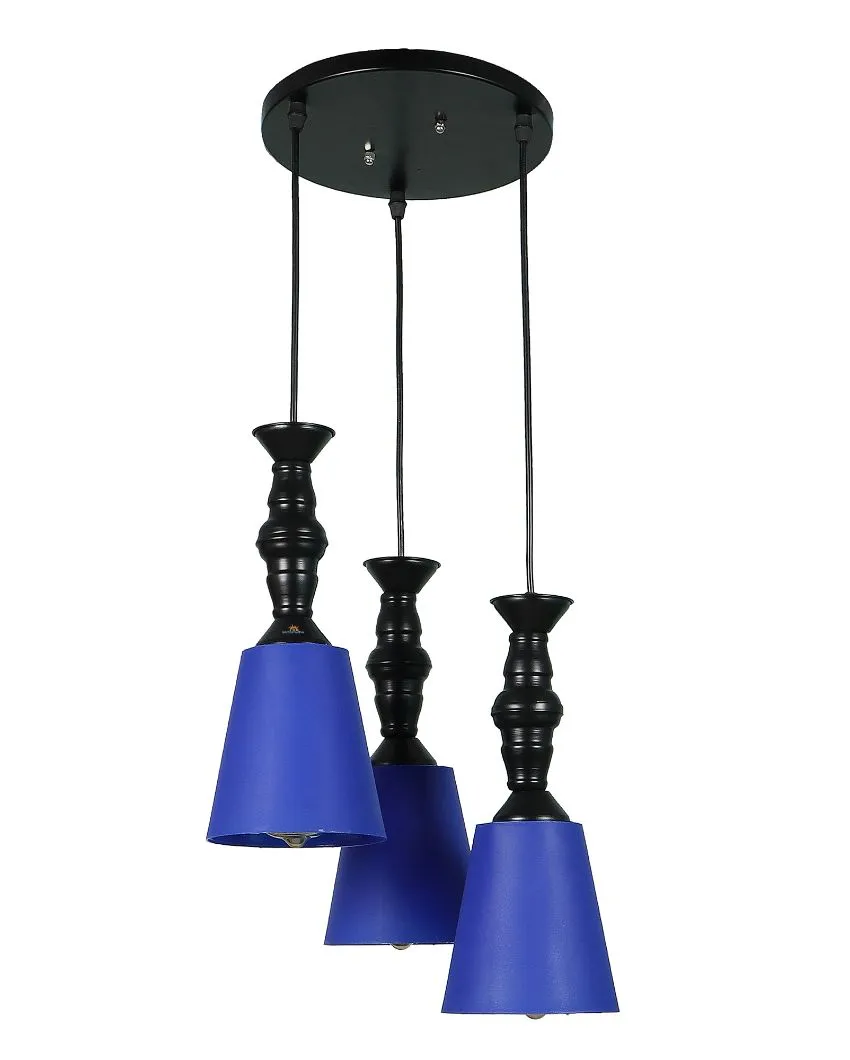 3 Lights Cluster Hanging With Pvc Glass Ceiling Lamp