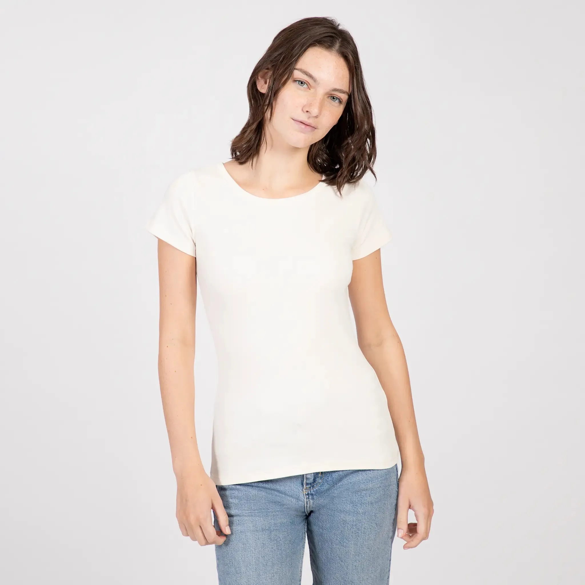 6 Pack - Women's Organic Pima Cotton T-Shirts