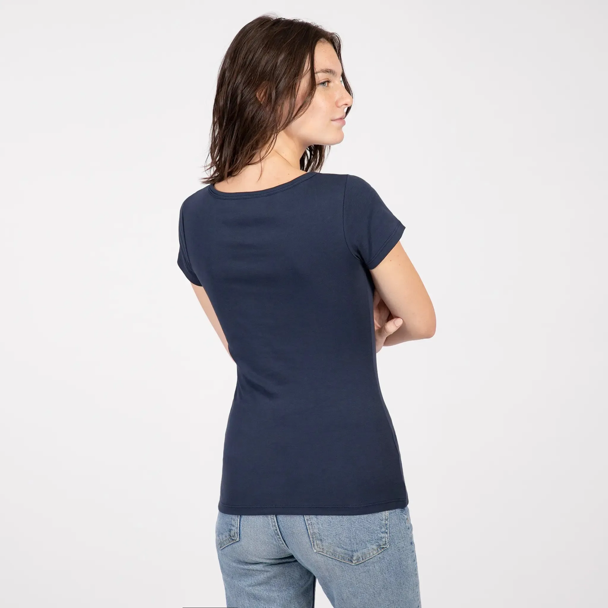 6 Pack - Women's Organic Pima Cotton T-Shirts