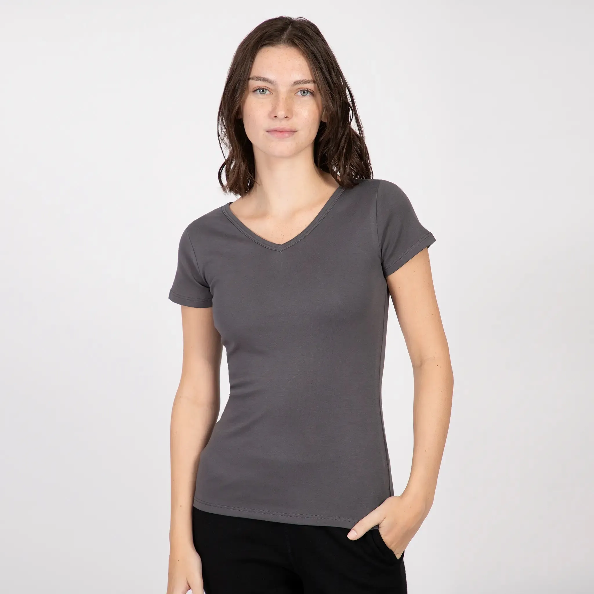 6 Pack - Women's Organic Pima Cotton T-Shirts