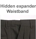 BASE PANTS W/EXPANDER WAISTBAND-CHARCOAL