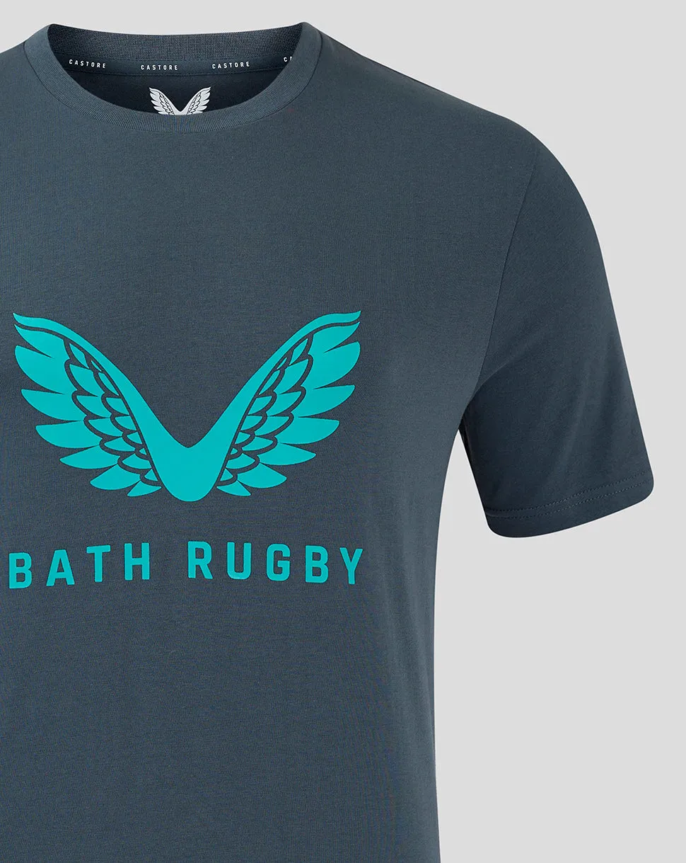 BATH RUGBY MEN'S 24/25 PLAYERS LOGO T-SHIRT