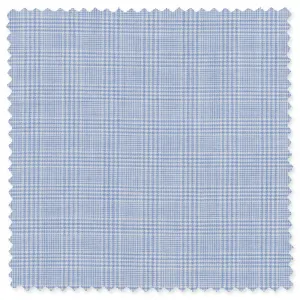 Blue Cashmere Houndstooth