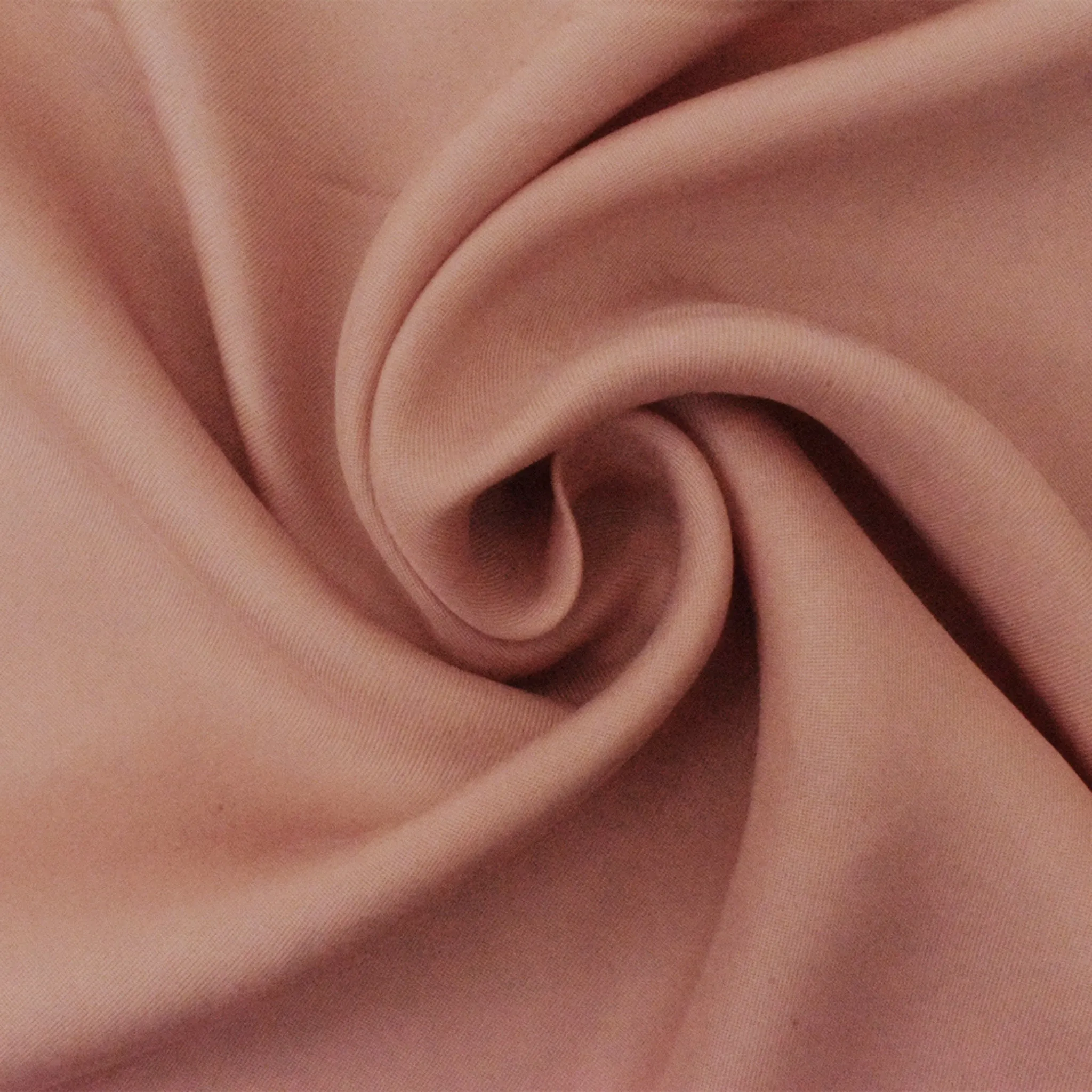 Blush Peach Pink Famous Designer Cupro Rayon Twill Woven Fabric