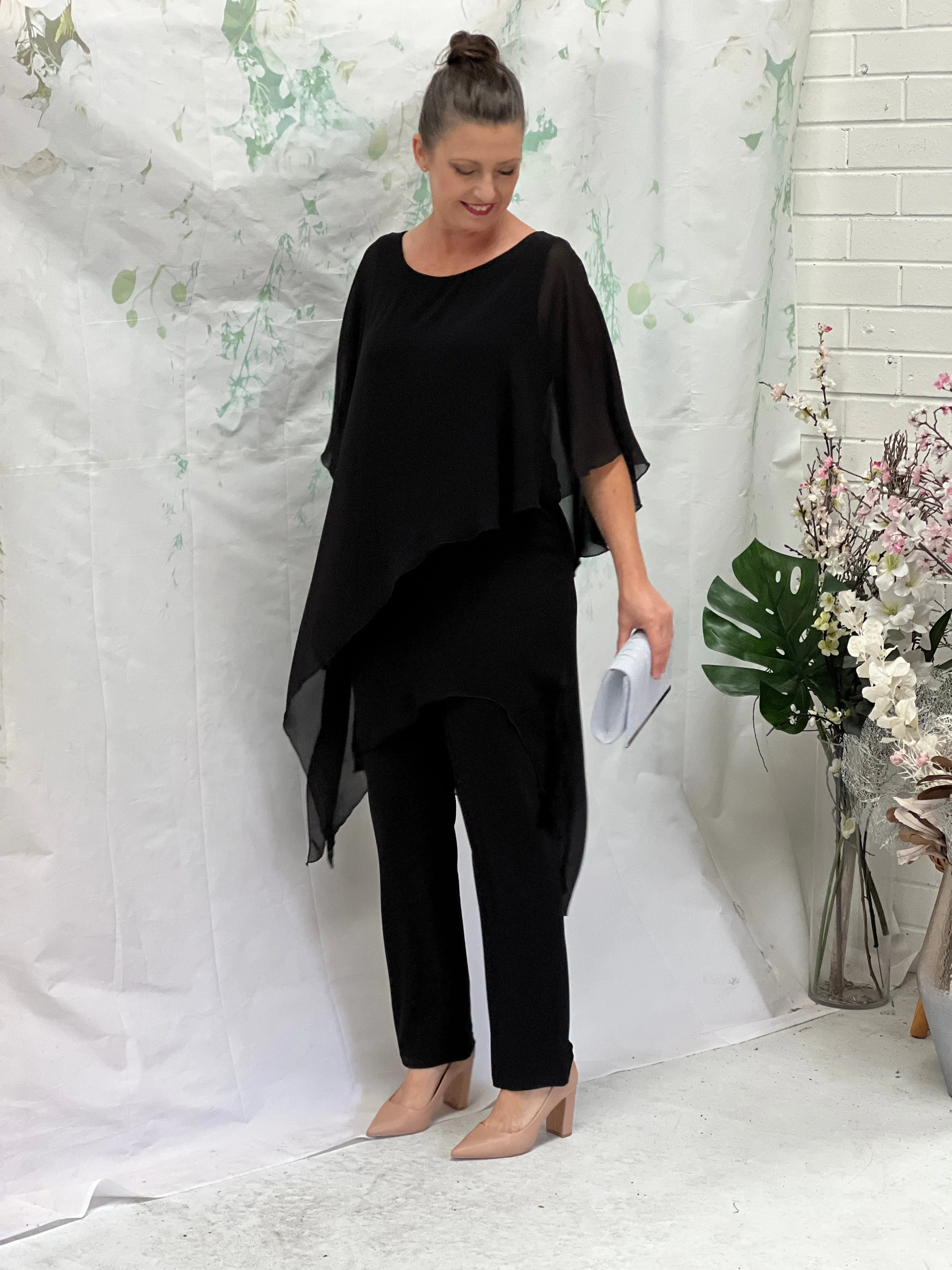 Cara Black Elegant Jumpsuit