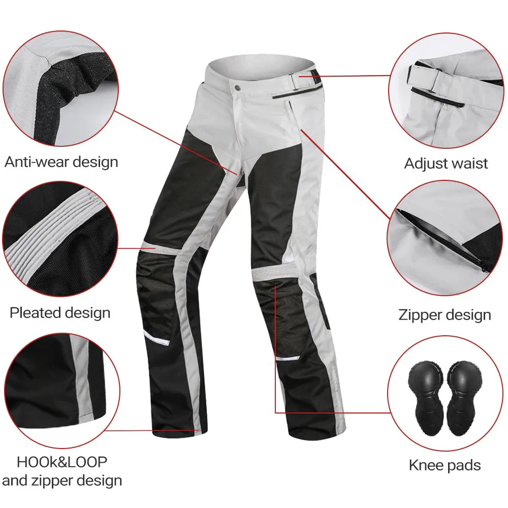 CLEARANCE / Biker Waterproof Jacket for Men / Motorcycle Cold-Proof Pants / Protective Moto-Suit