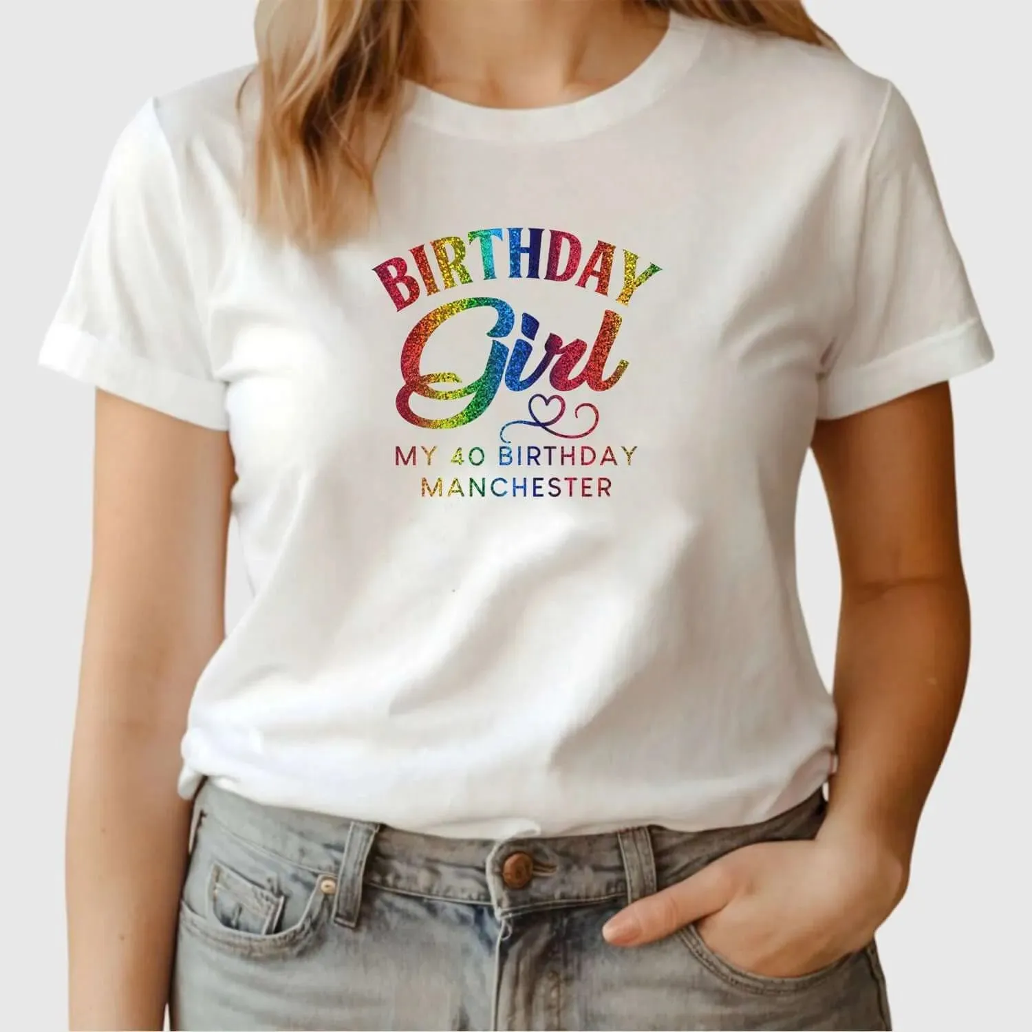 Customisable Birthday Girl T-Shirt for Celebrations