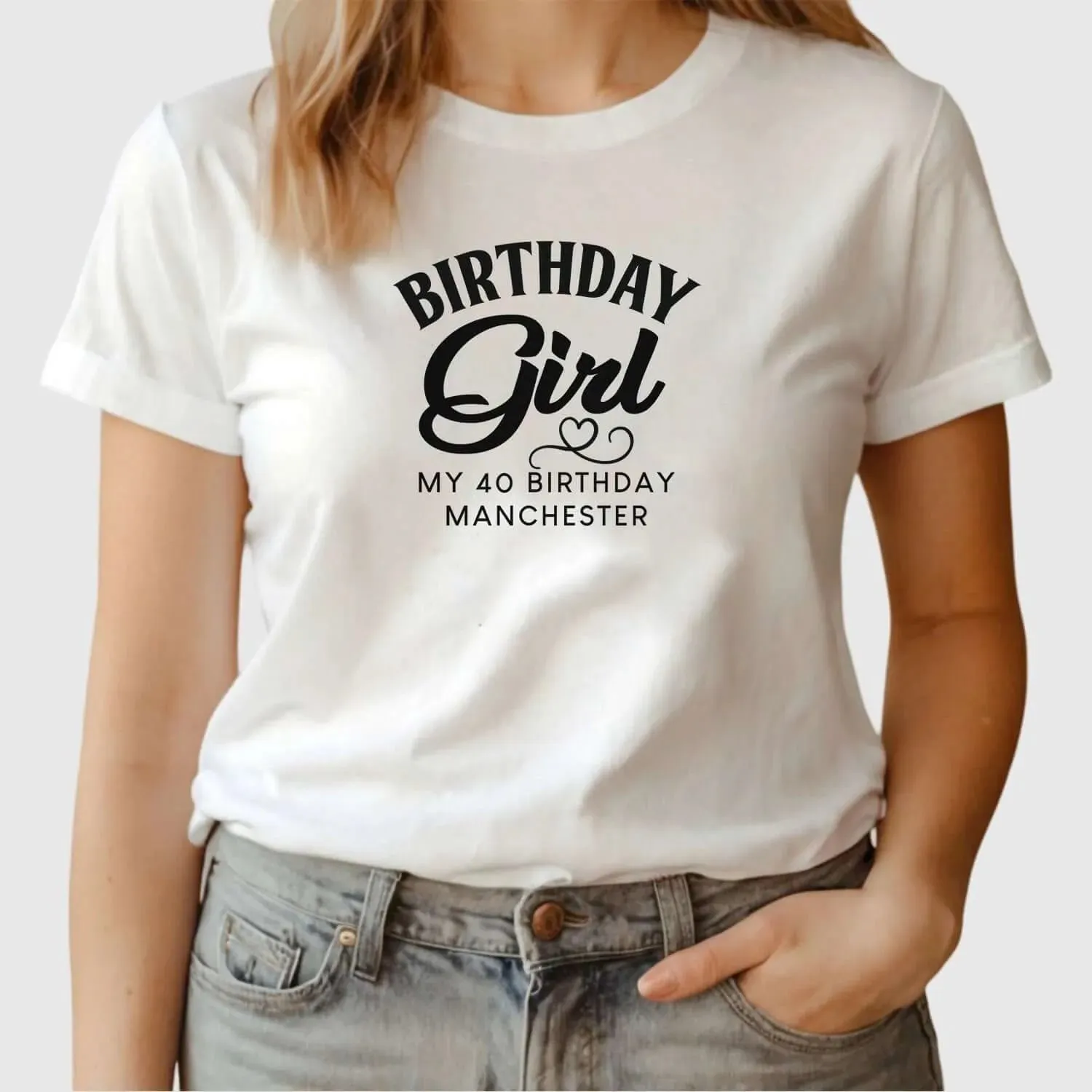 Customisable Birthday Girl T-Shirt for Celebrations