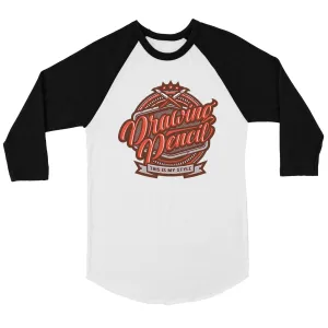 Drawing Pencil Mens Baseball Shirt