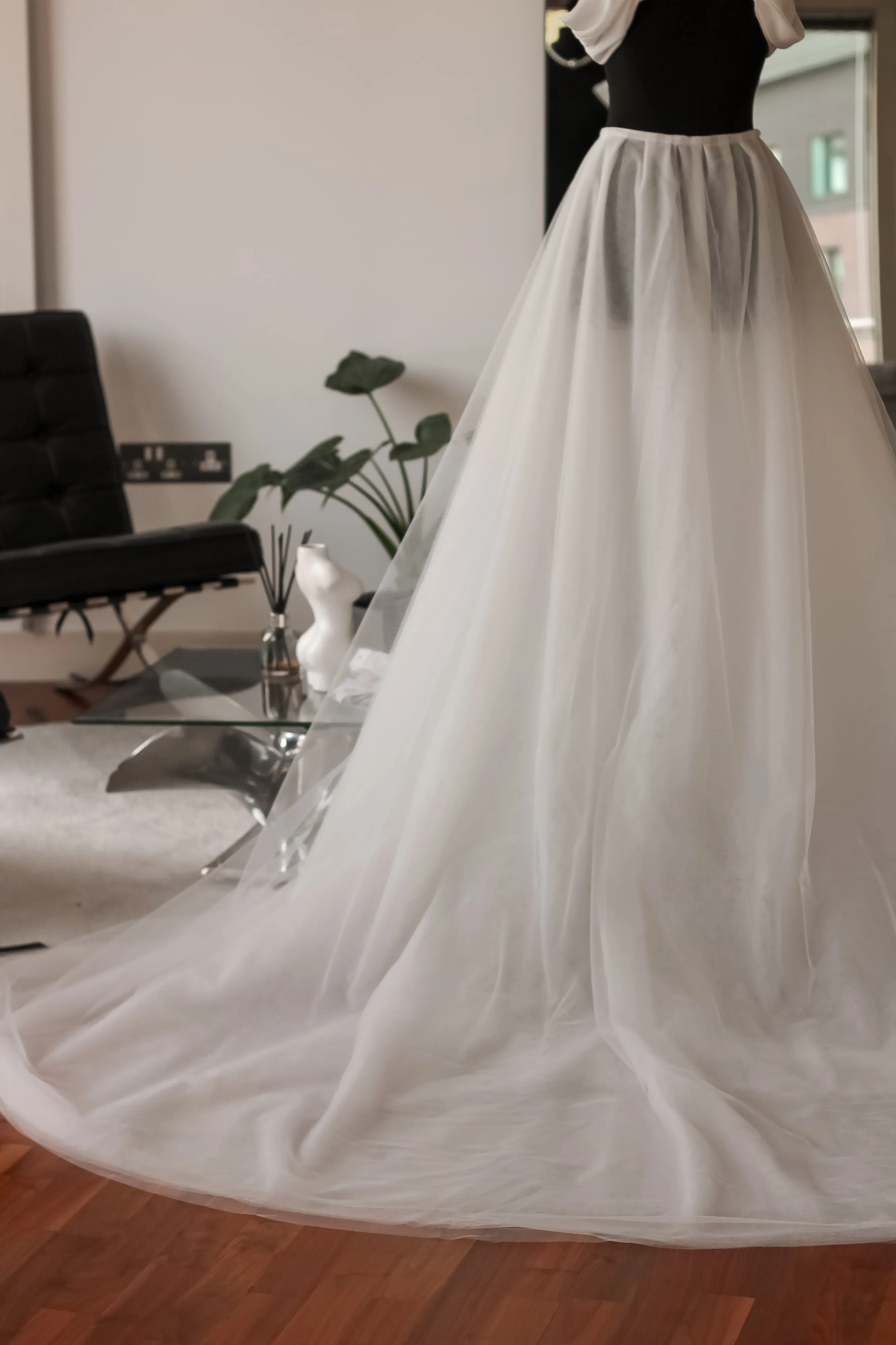 Extra Layered Tulle Overskirt