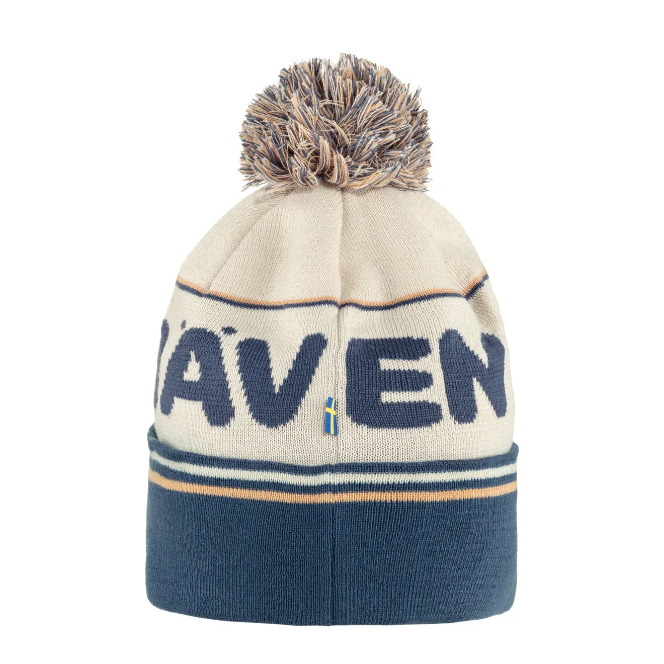 Fjallraven Pom Hat Chalk White / Indigo Blue