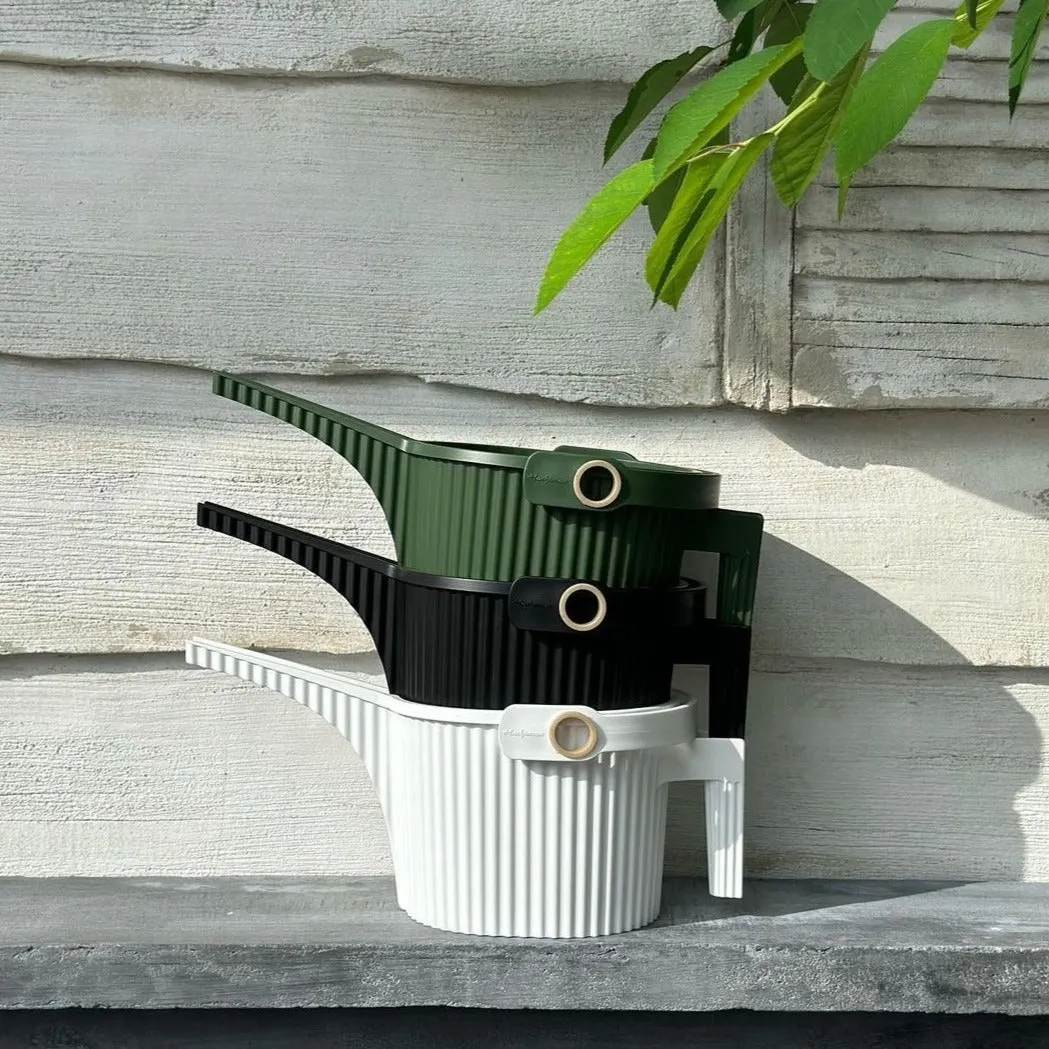 Garden Beetle Watering Can - White