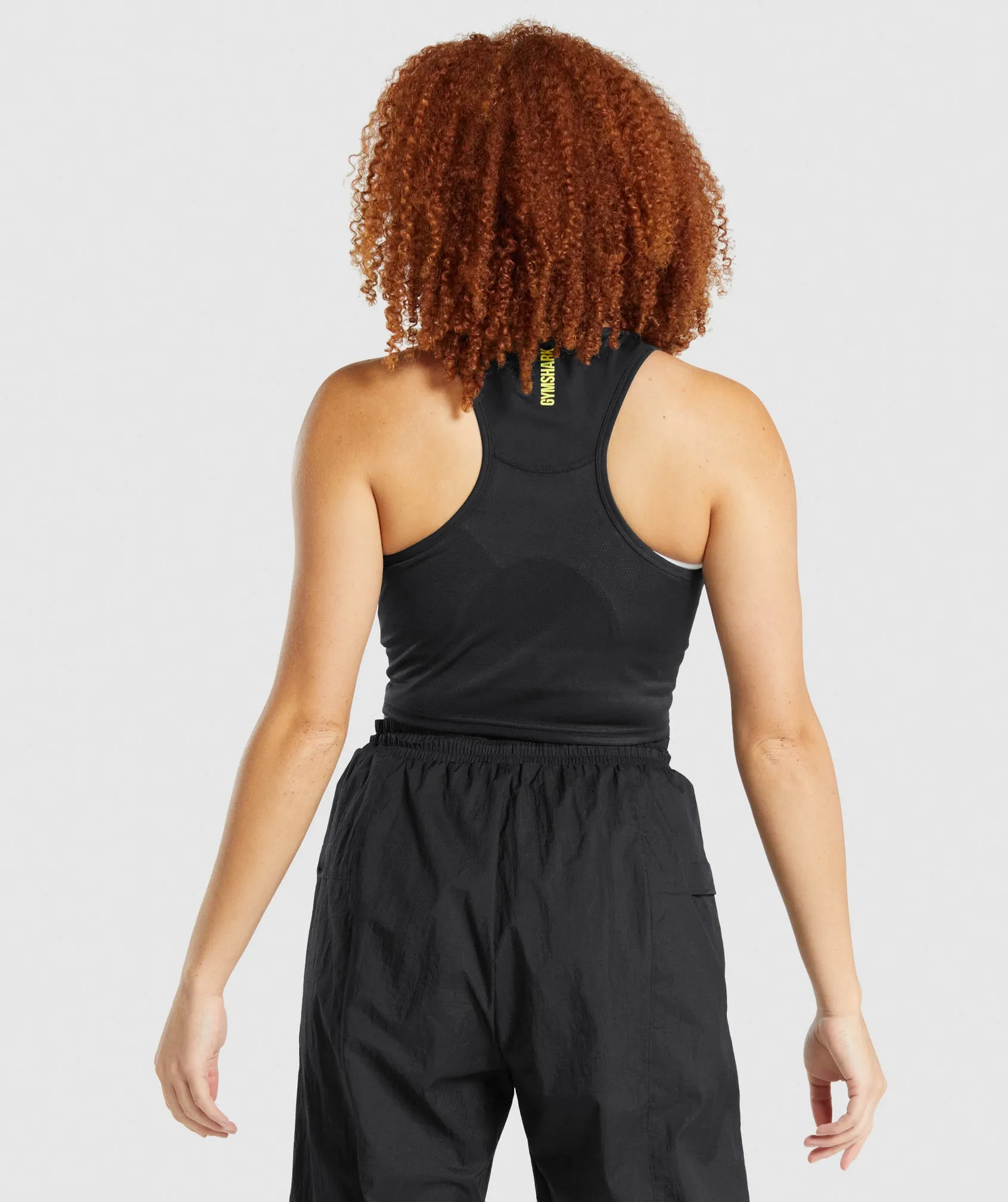 Gymshark Pulse Crop Tank - Black