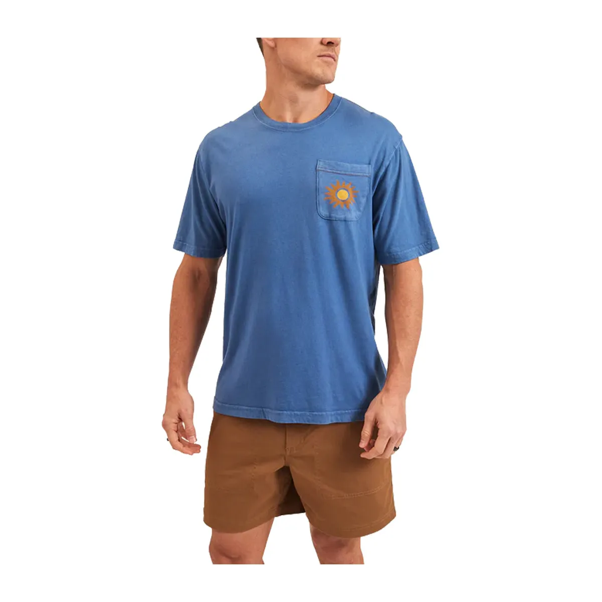 Howler Bros Cotton Pocket T Sun Drinker Blue