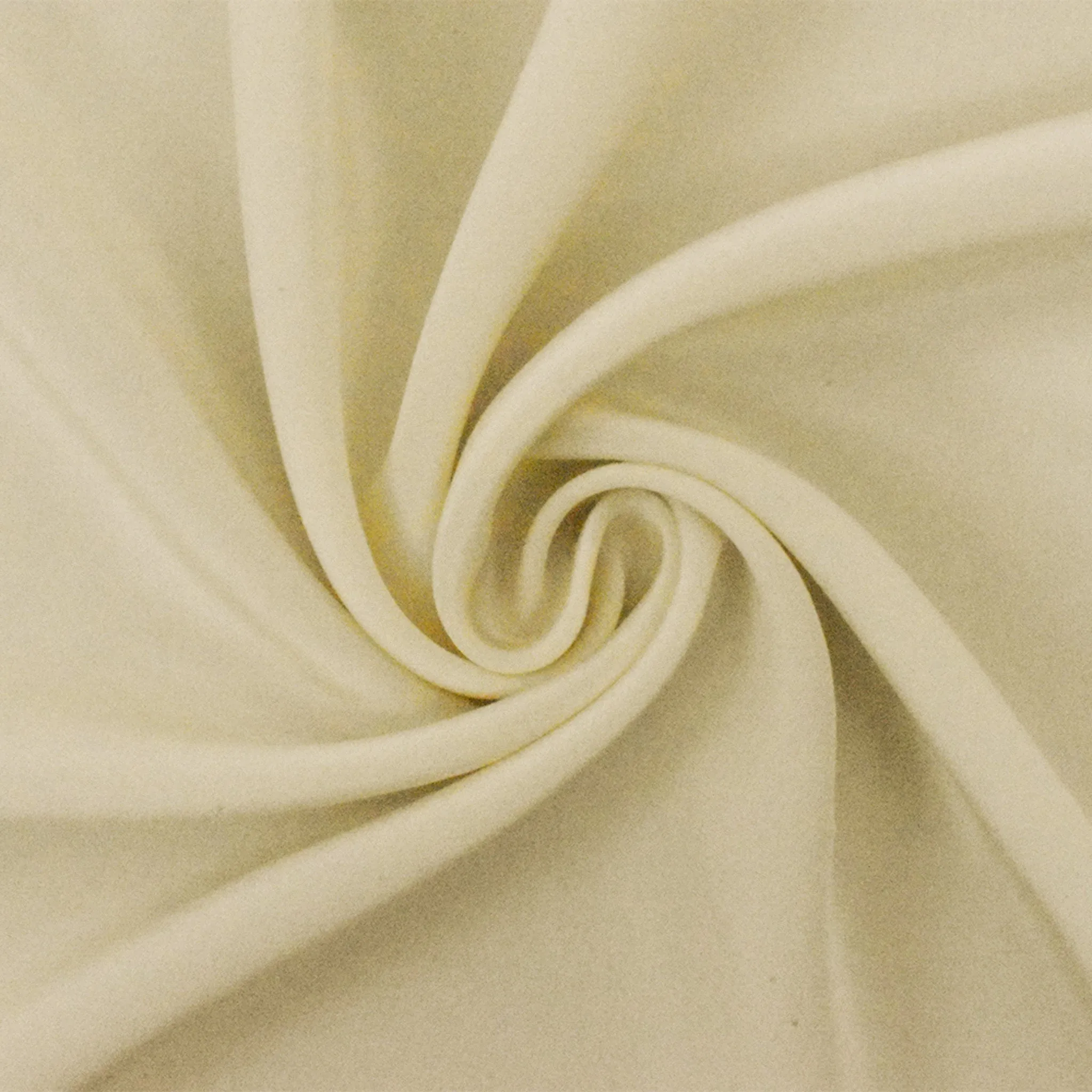 Ivory Famous Designer Silk Crepe De Chine Woven Fabric