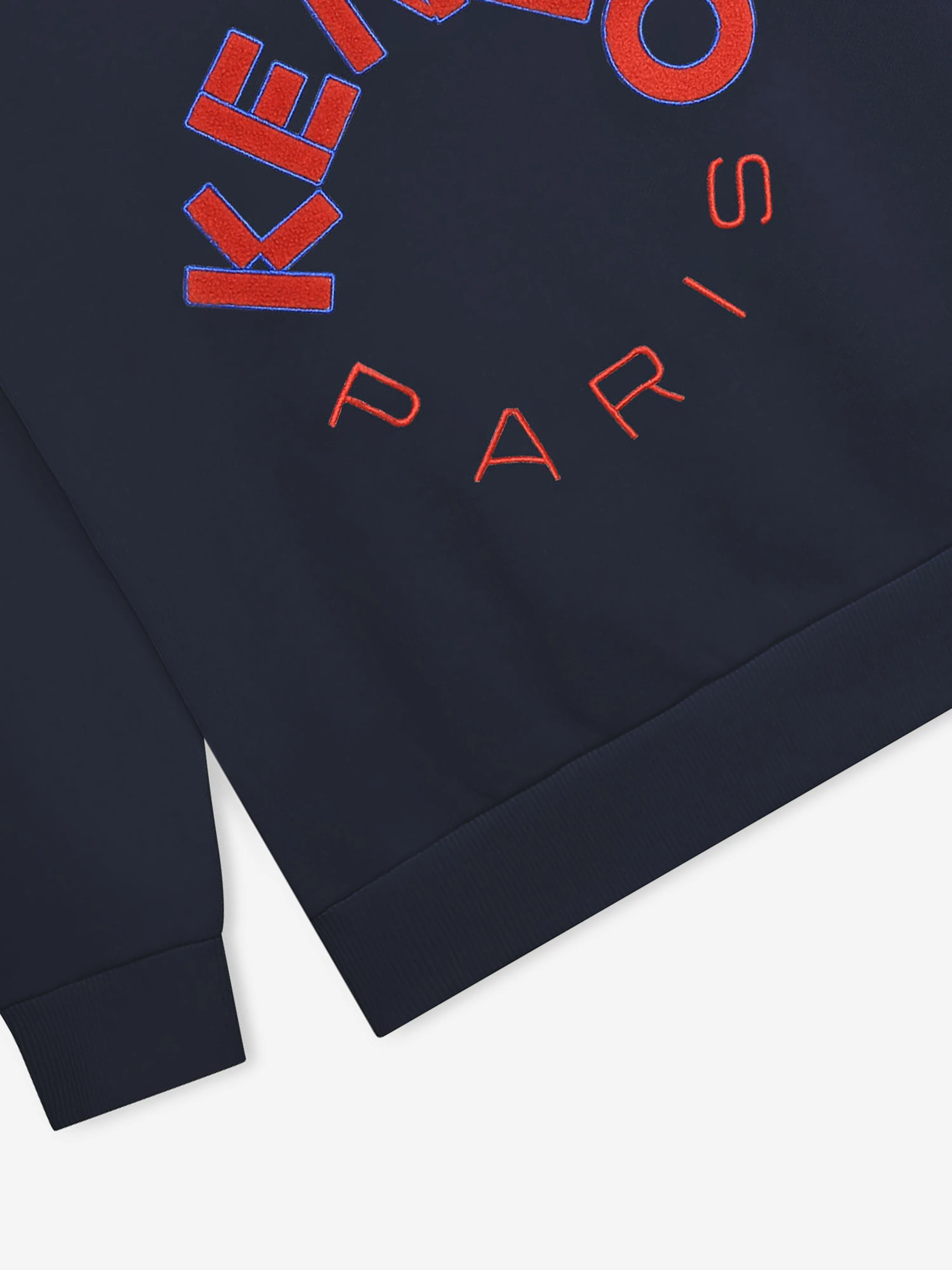 KENZO Kids Paris Logo Sweatshirt in Navy