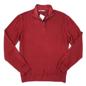 Maurizio Baldassari Half-Zip Wool Sweater