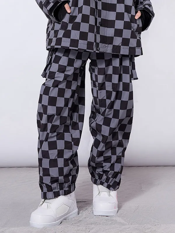 Men's RAWRWAR Checkerboard Snowboard Pants