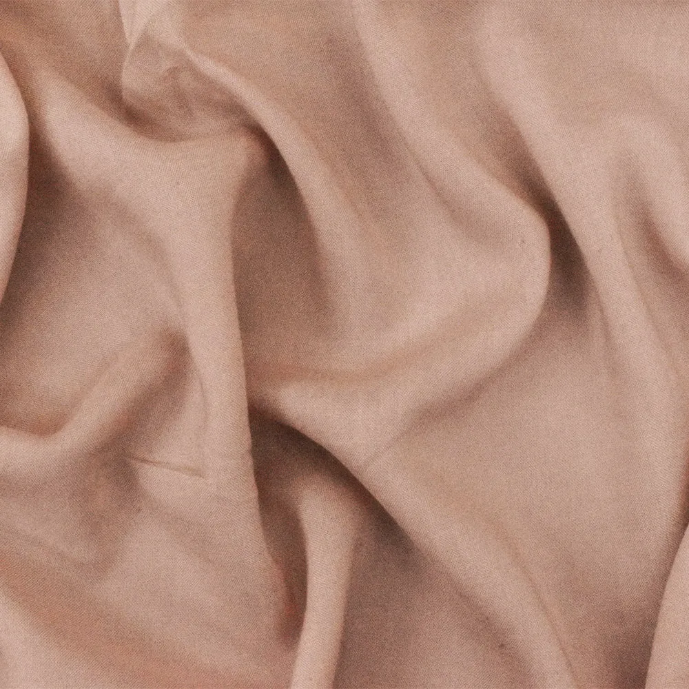 Pastel Pink Rayon Challis Solid Woven Fabric