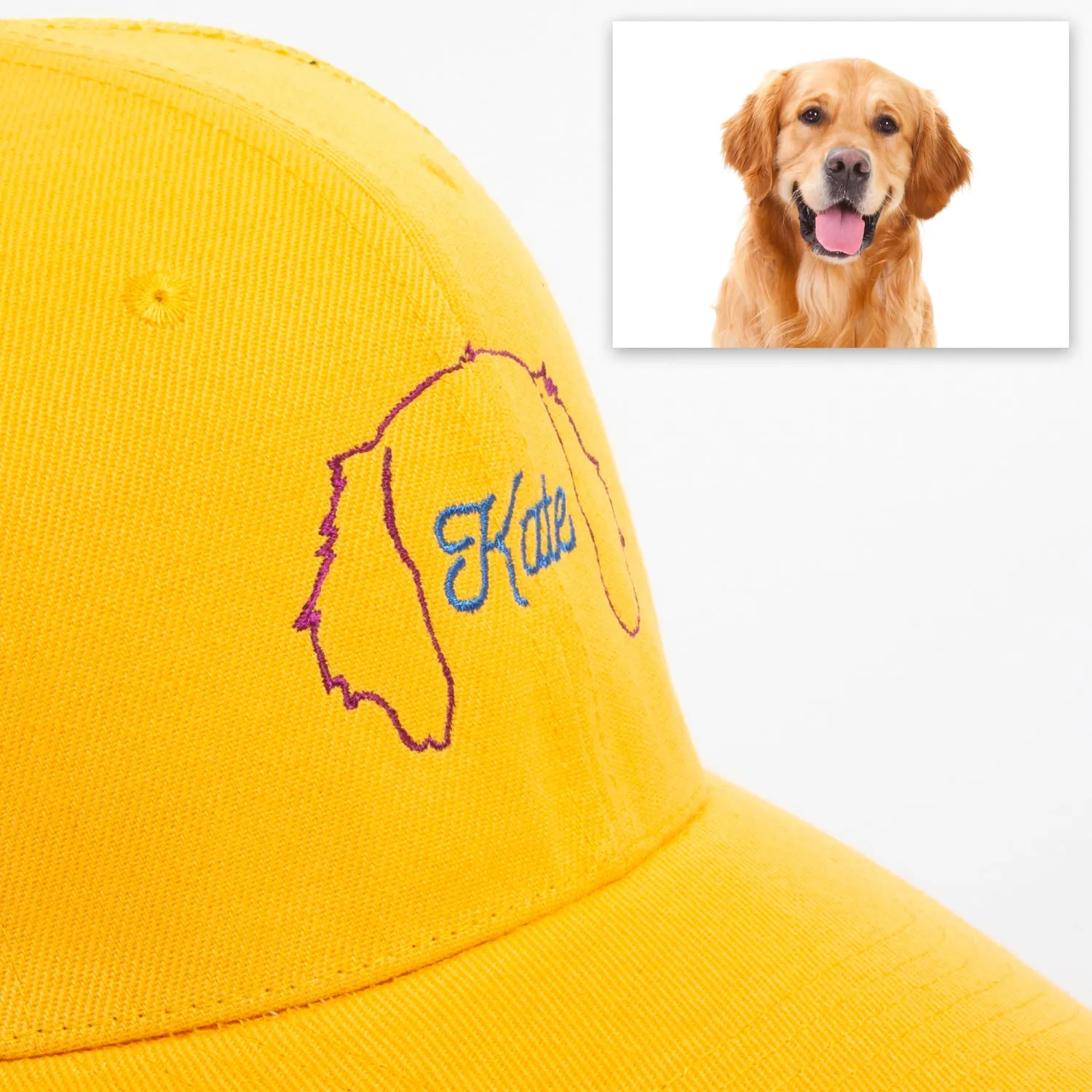 Personalised Embroidered Curved Baseball Cap