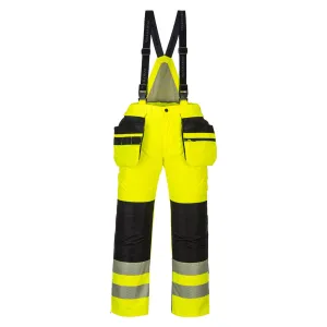 PORTWEST® PW3 Hi-Vis Winter Waterproof Pants - PW351 - ANSI Class E