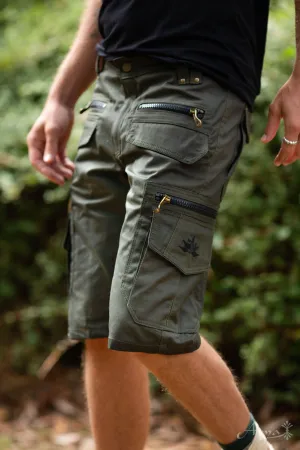 Psy Cargo Shorts - Dark Olive