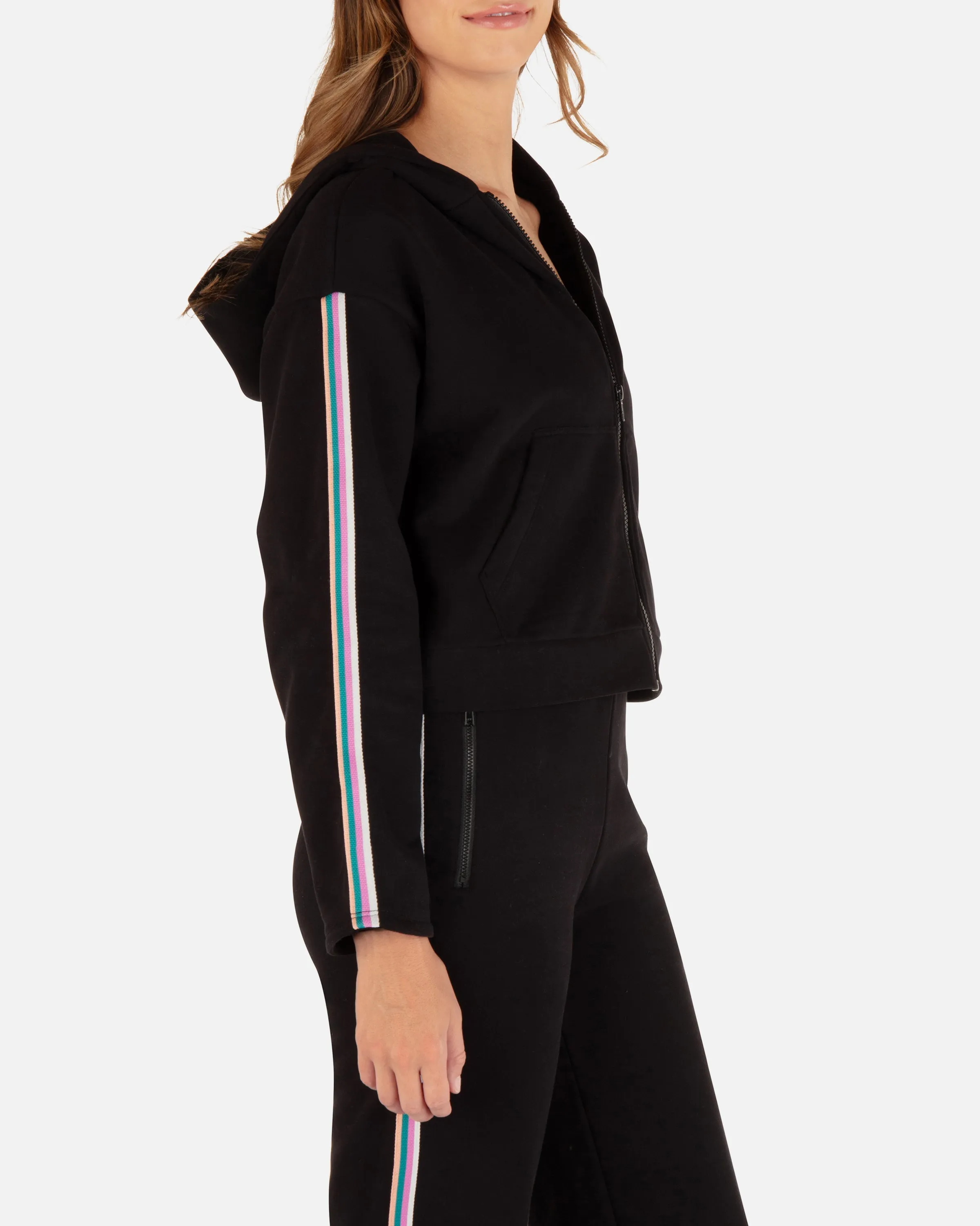 Side Stripe Hoodie