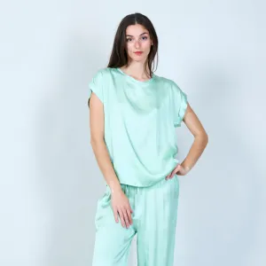 Soft asymmetrical tunic top wholesale