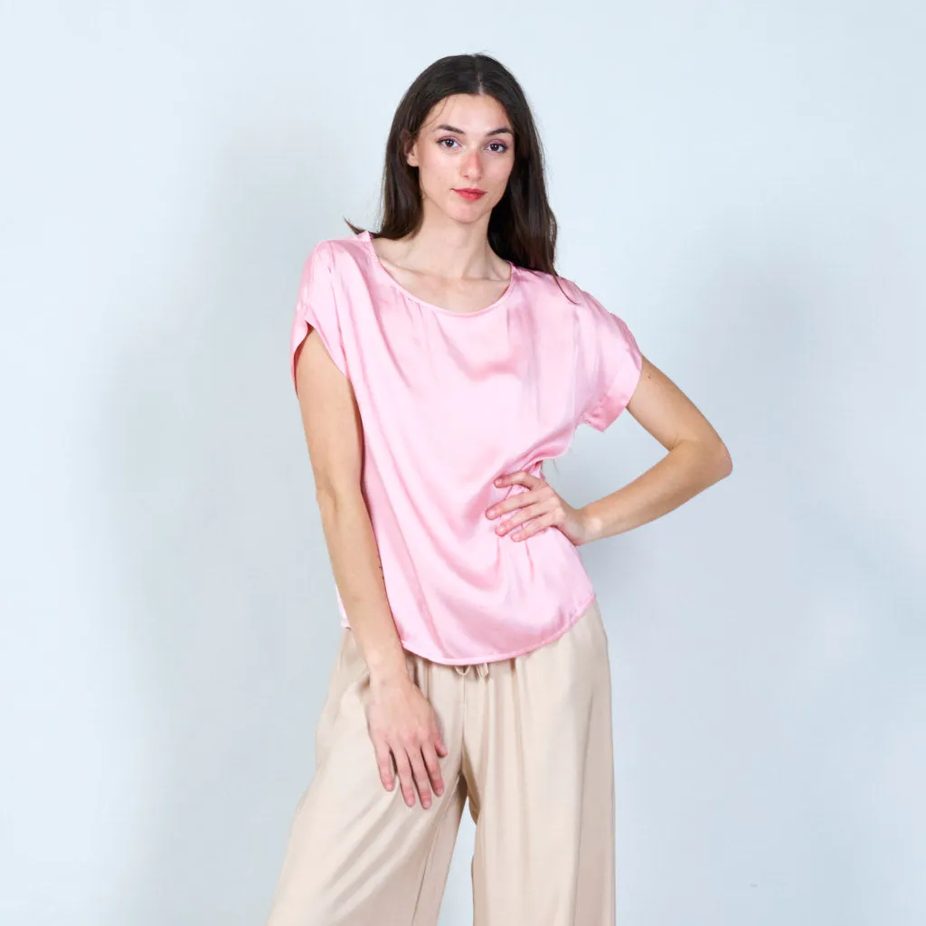 Soft asymmetrical tunic top wholesale