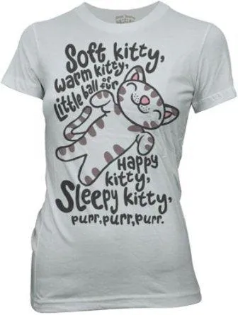 Soft Kitty Warm Kitty Juniors T-Shirt