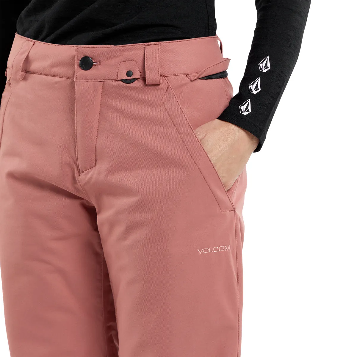 Volcom Womens Frochickie 2024 Snowboard Pants - Earth Pink