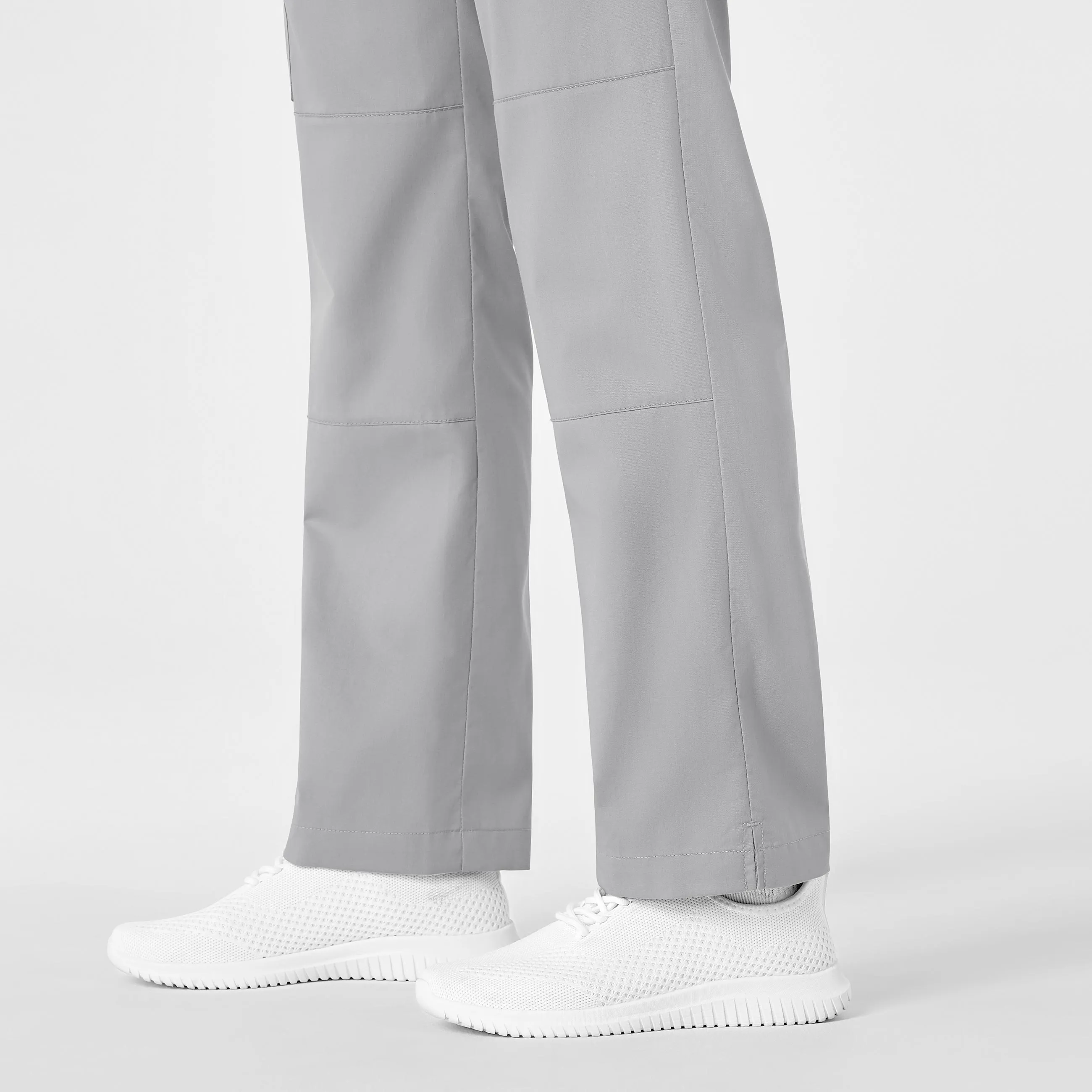 WonderWORK Women's Straight Leg Cargo Scrub Pant - Grey