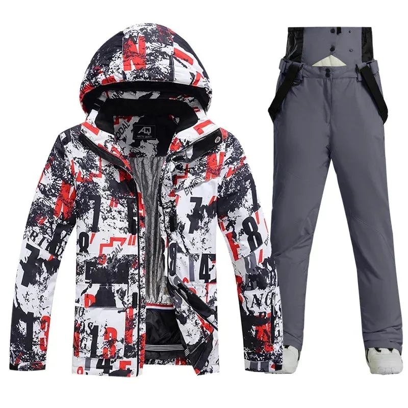 ZIMA Thick Winter Ski Snowboard Suit